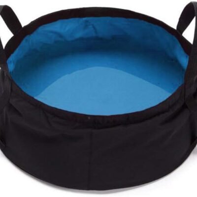10L Collapsible Bucket Compact Portable Folding Water Container Wash Basin Lightweight & Durable for Outdoor Traveling Hiking Fishing Gardening Camping