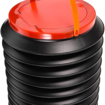 4L Portable Folding Water Bucket with Lid and Handle Collapsible Bucket for Camping Outdoor Car Washing Fishing and Picnics