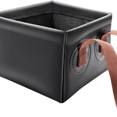 Grill Brush Water Bucket, Collapsible Dunk Tank Grill Brush Bristle Free for Barbecue Cleaner Tank for Steam Grill Brush Cleaning